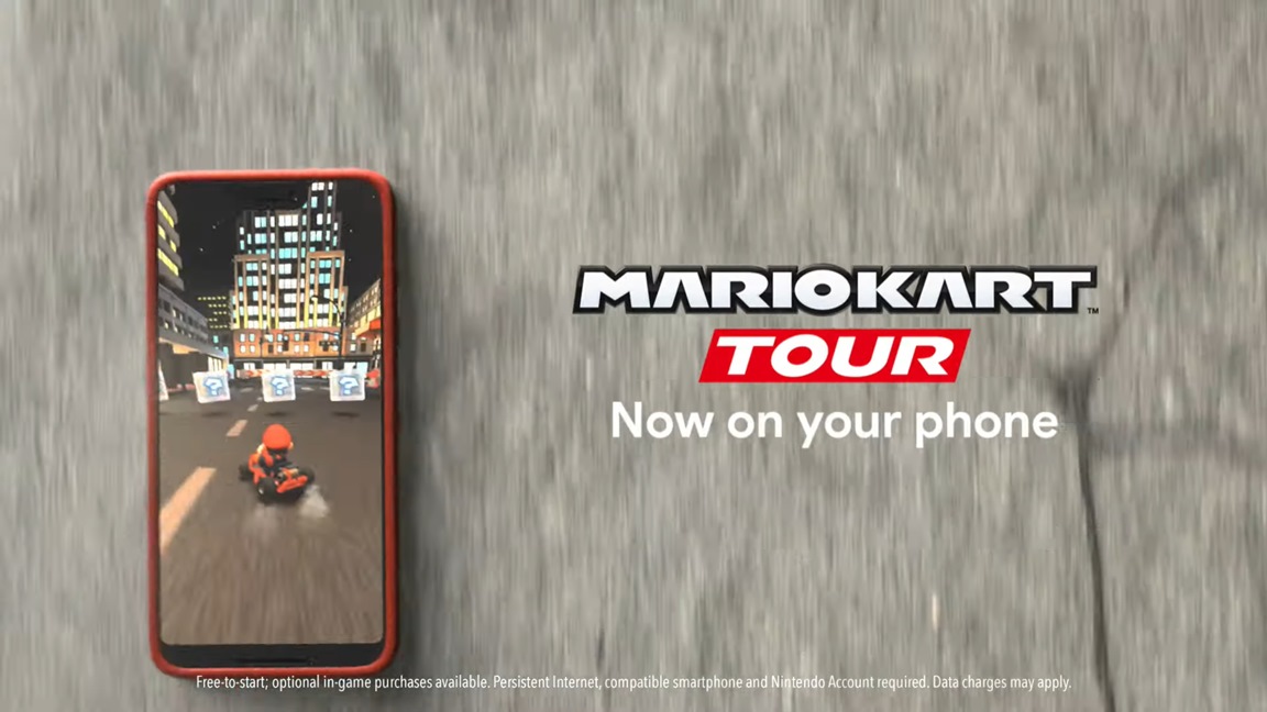 mario kart tour google play