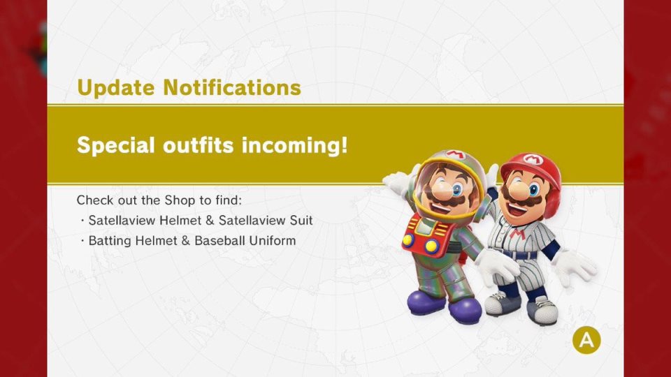 Super Mario Odyssey Outfits list - outfit prices and how to unlock every  costume, outfit and suit in Super Mario Odyssey