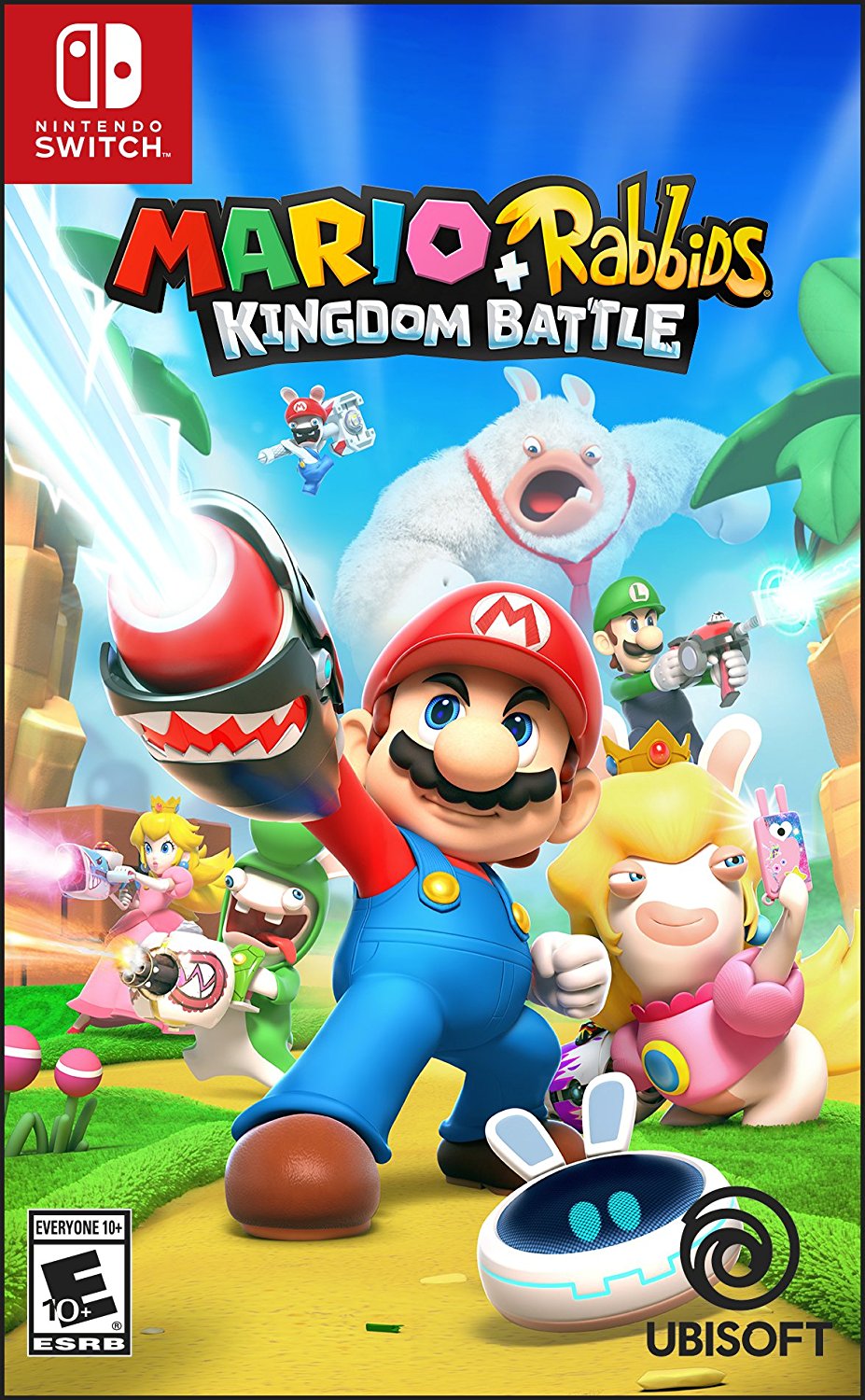 Mario + Rabbids Kingdom Battle boxart, pre-orders open on Amazon