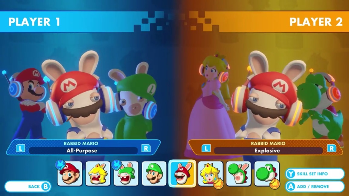 mario rabbids 4 player