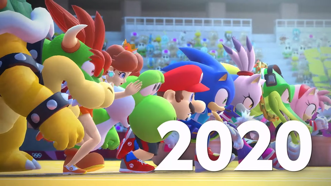 Japanese Mario & Sonic at the Olympic Games Tokyo 2020 trailer