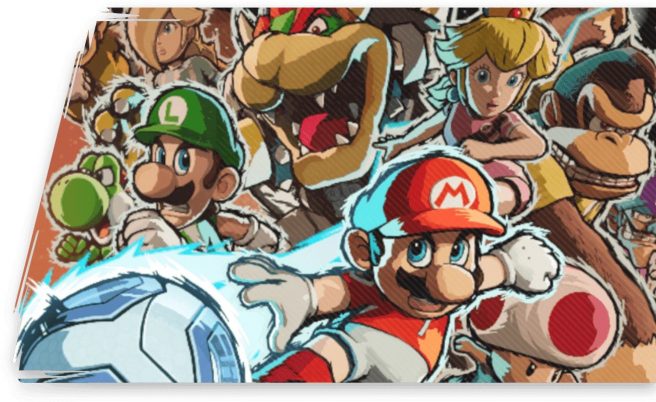 Mario Strikers: Battle League character art