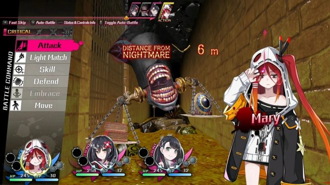 Mary Skelter Finale gameplay