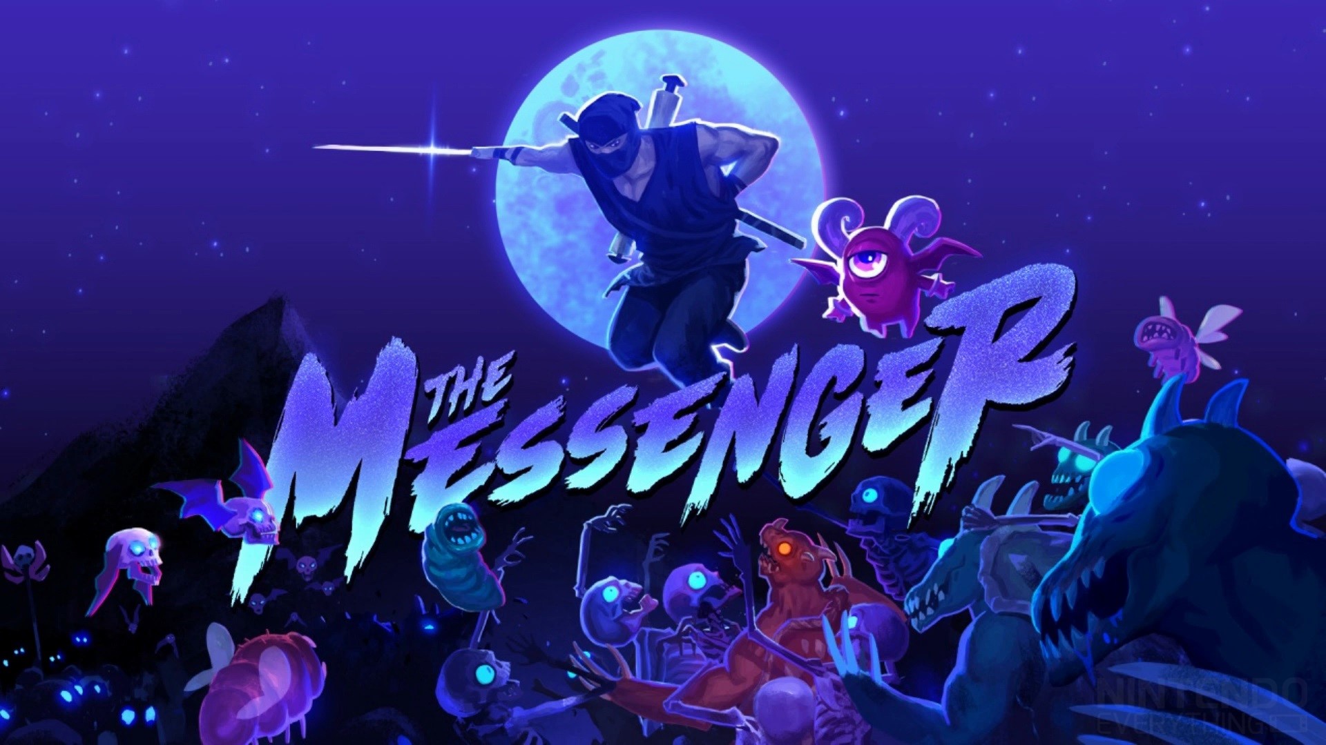 Lets game. The Messenger обложка. The Messenger концепты. Дракон Messenger. The Messenger саундтрек.