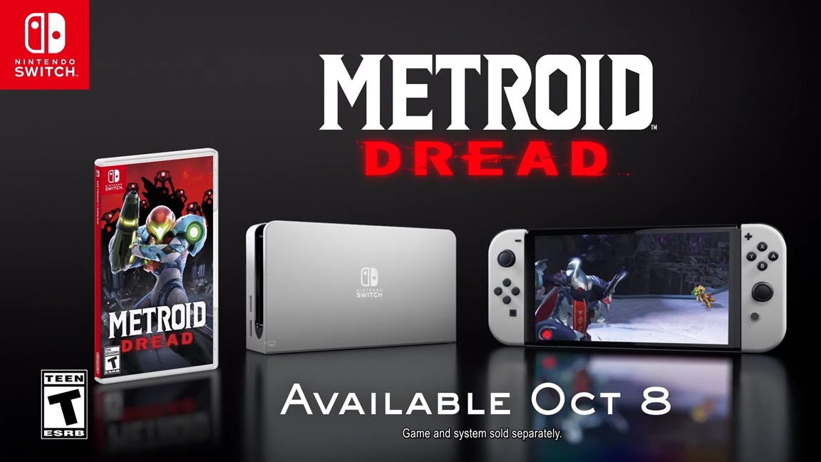 Nintendo reveals Switch data Dread for OLED sales and US the Metroid