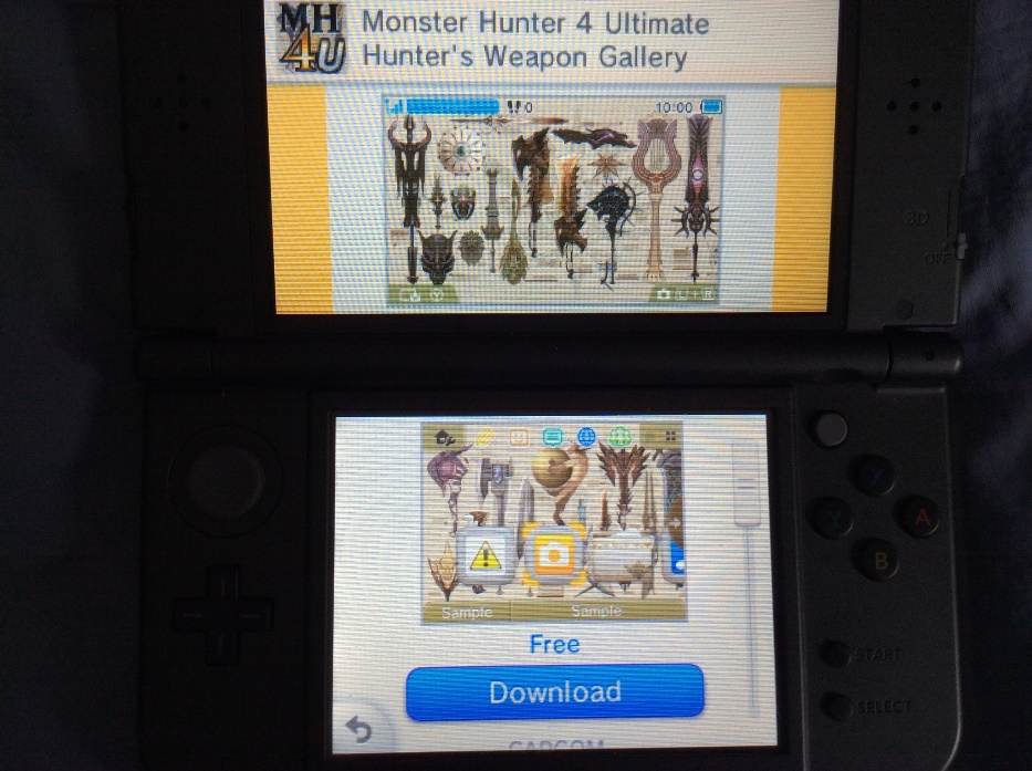 Monster hunter 4 ultimate deals 3ds game download