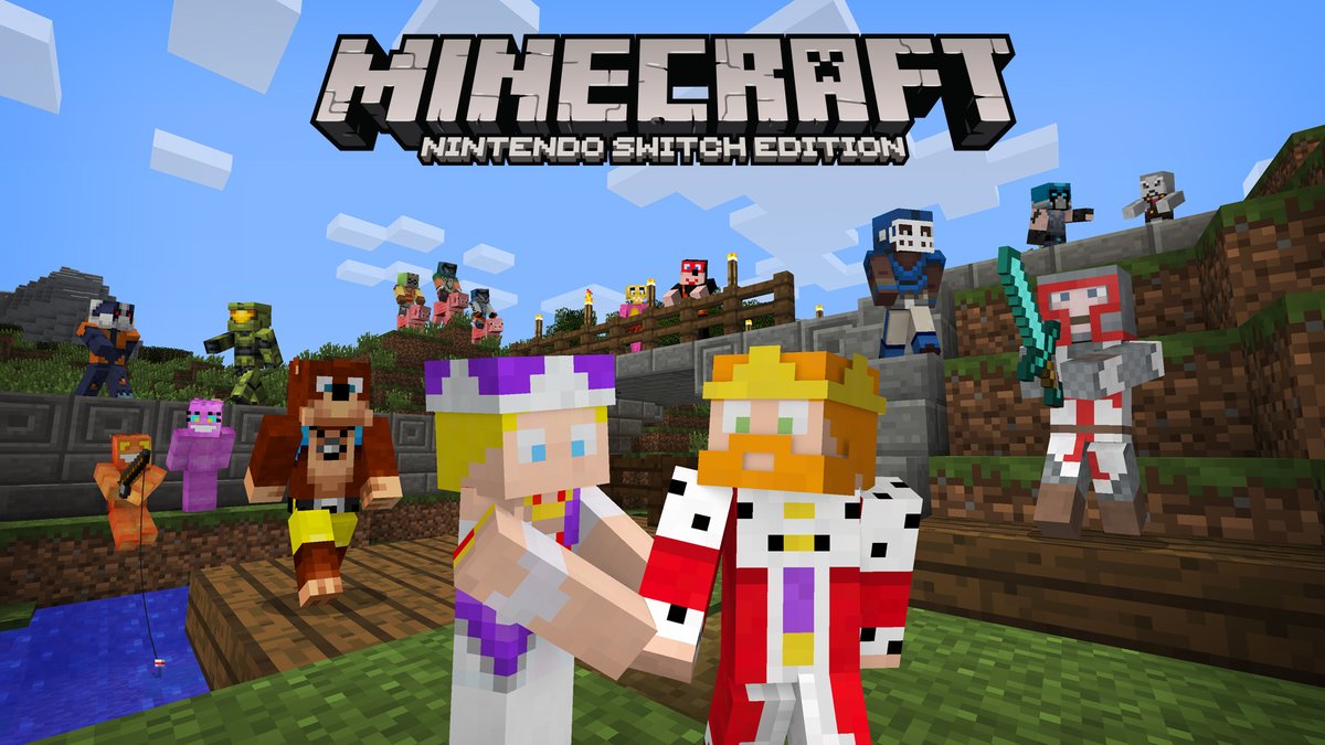 Minecraft: Nintendo Switch Edition - skins footage