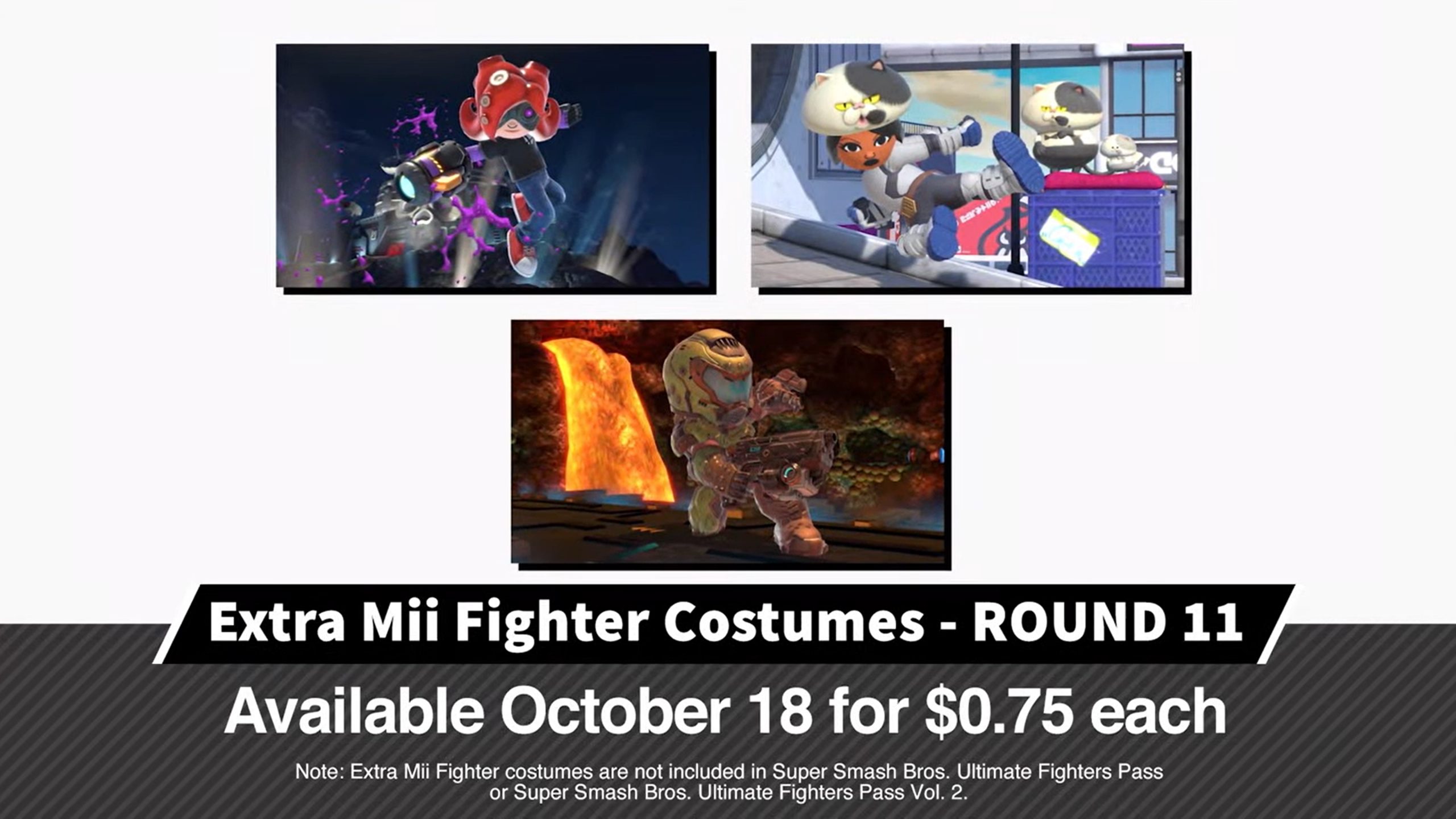 Smash Bros Ultimate Mii Fighter Costume Reveals Include Doom Slayer 9710