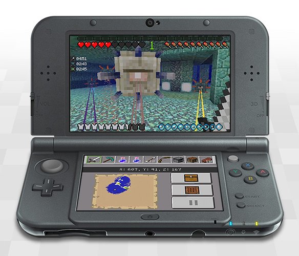 minecraft 3ds xl game