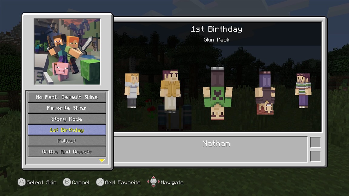 1st Birthday Skin Pack in Minecraft Marketplace