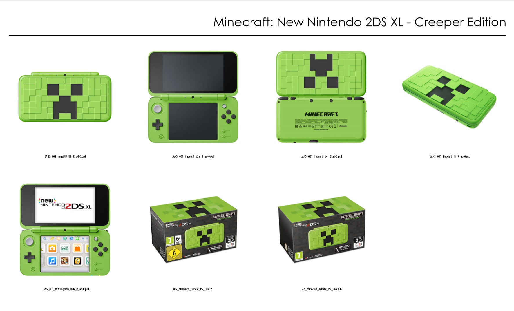 new 2ds xl minecraft edition