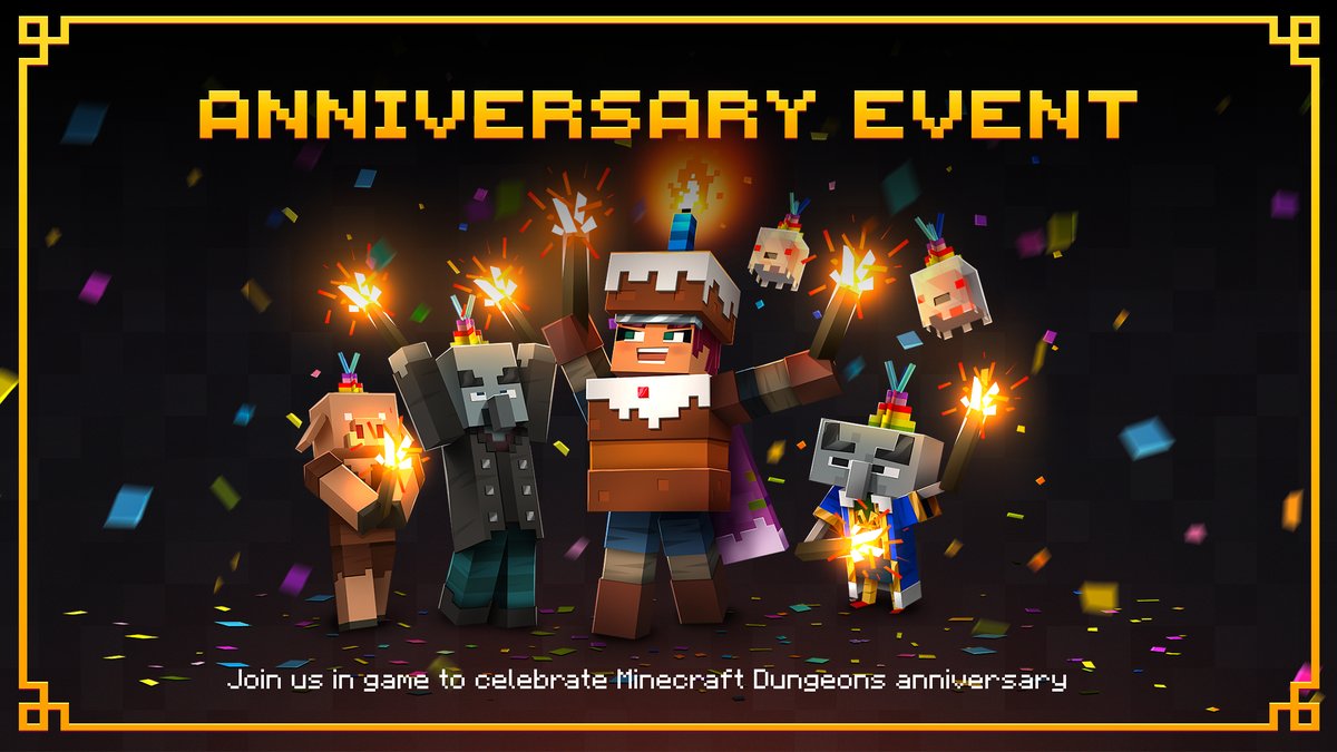 Minecraft Dungeons planning anniversary event