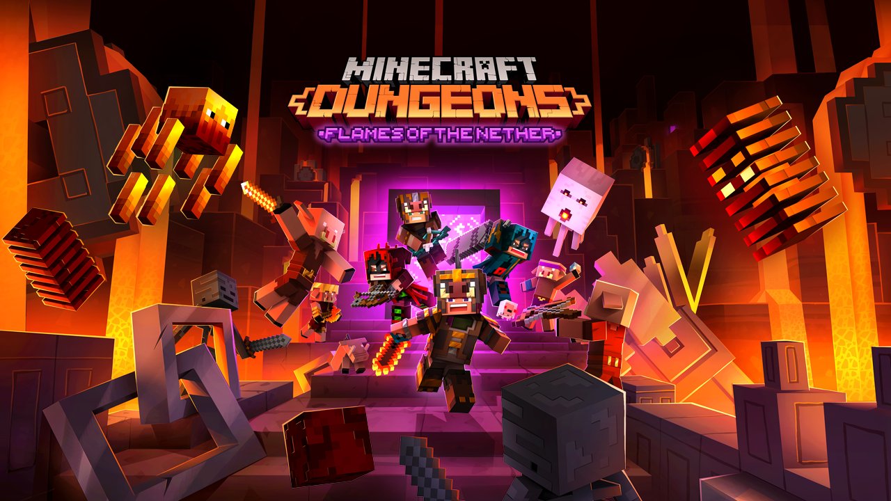 Minecraft Dungeons Flames Of The Nether Dlc Launch Trailer Nintendo Everything