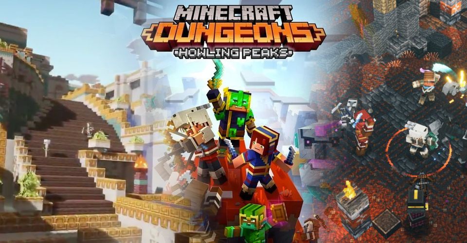 Minecraft Dungeons Howling Peaks Dlc Dev Diary Nintendo Everything