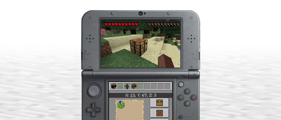 minecraft nintendo ds