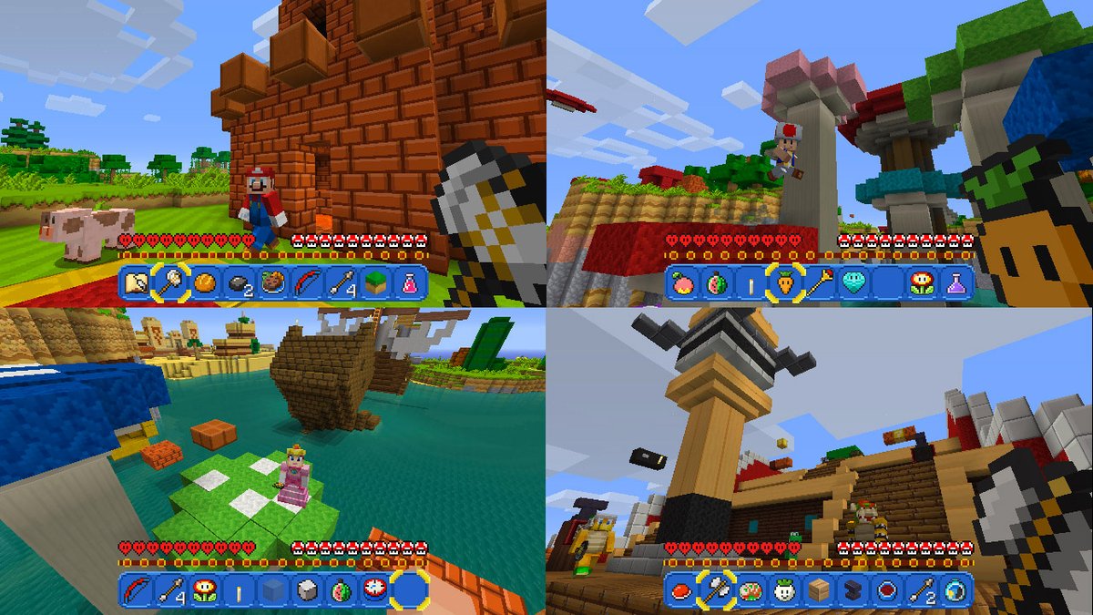 how to get 2 player minecraft nintendo switch