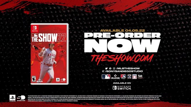 mlb the show 22 Switch