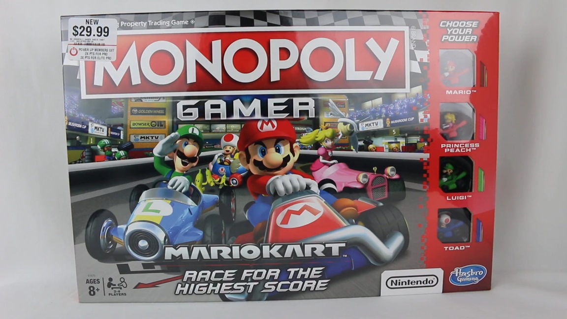 Monopoly Gamer: Mario Kart Edition unboxing