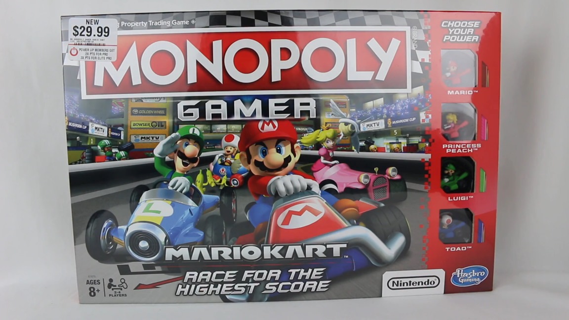 Monopoly Gamer: Mario Kart, Board Game