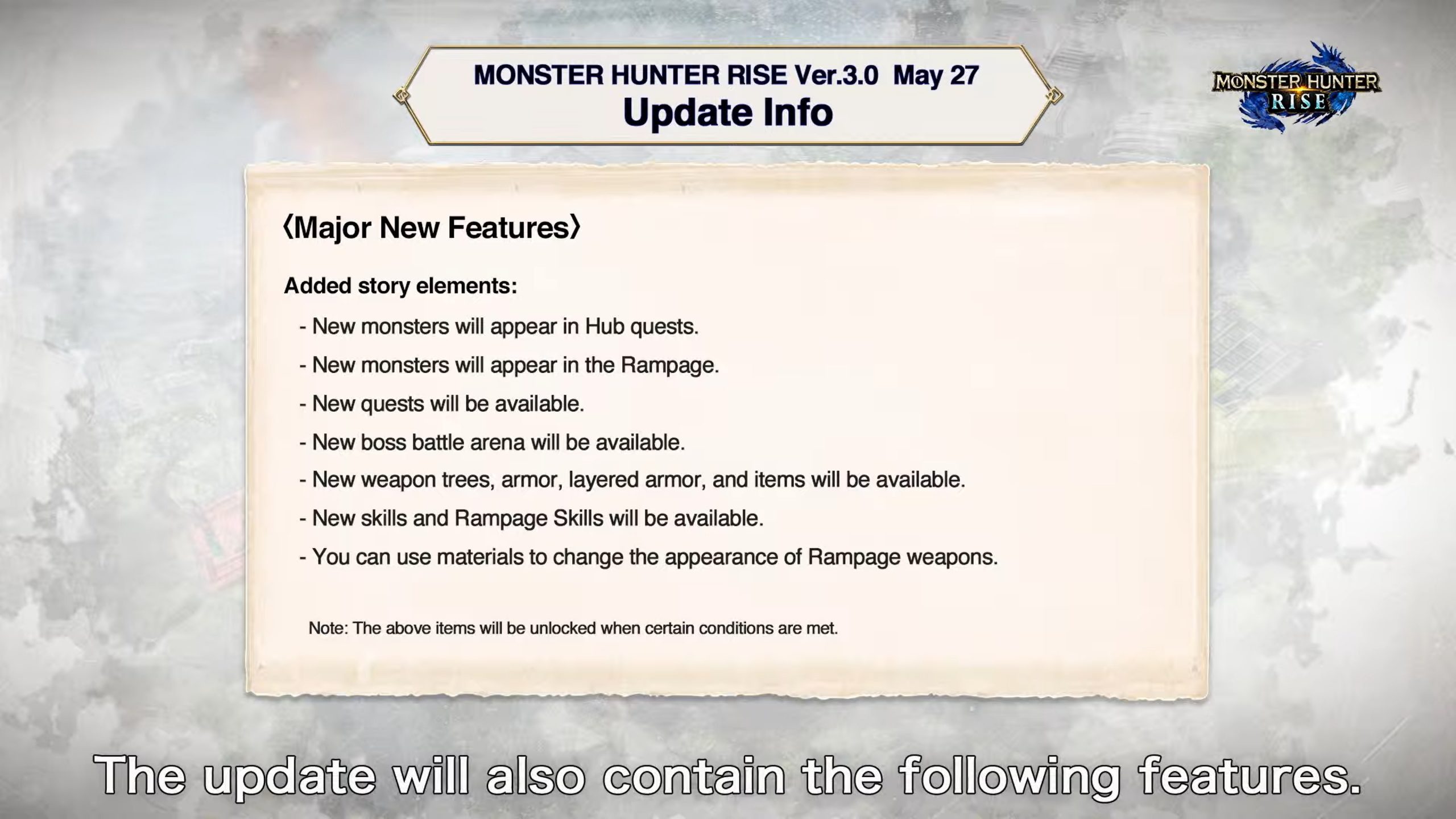 Monster Hunter Rise Update 3.0 Adds More Monsters And A New Ending