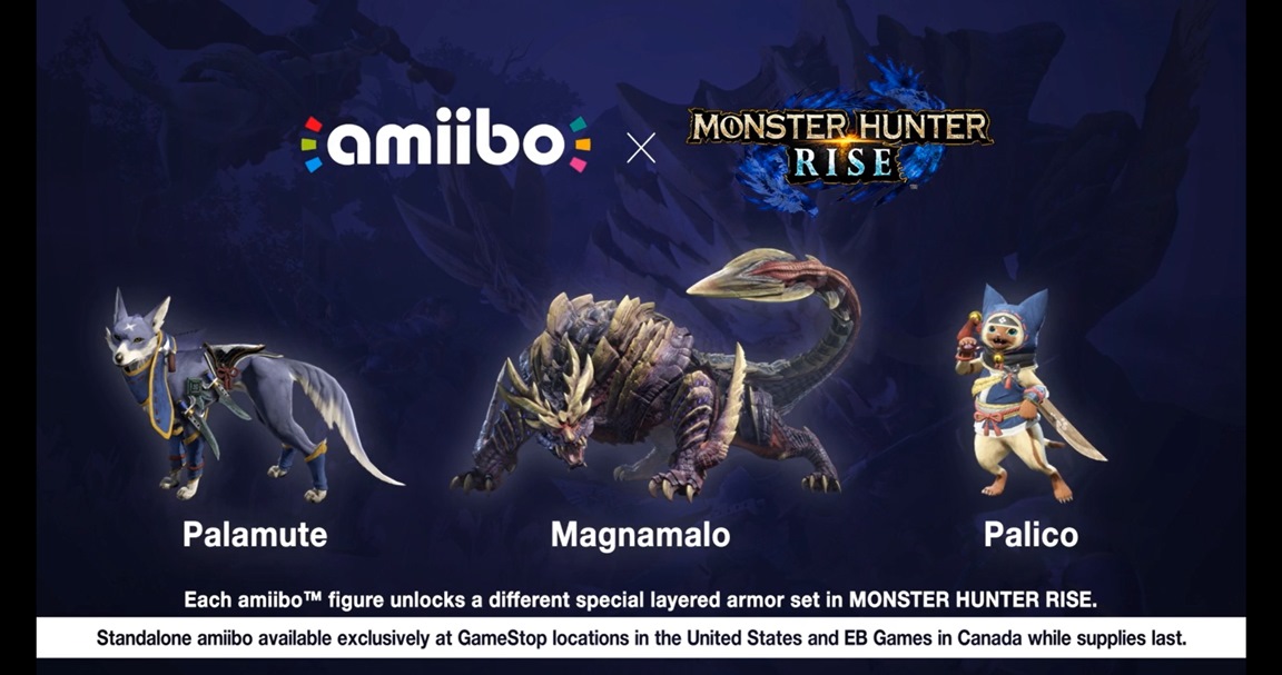 monster hunter stories amiibo gamestop