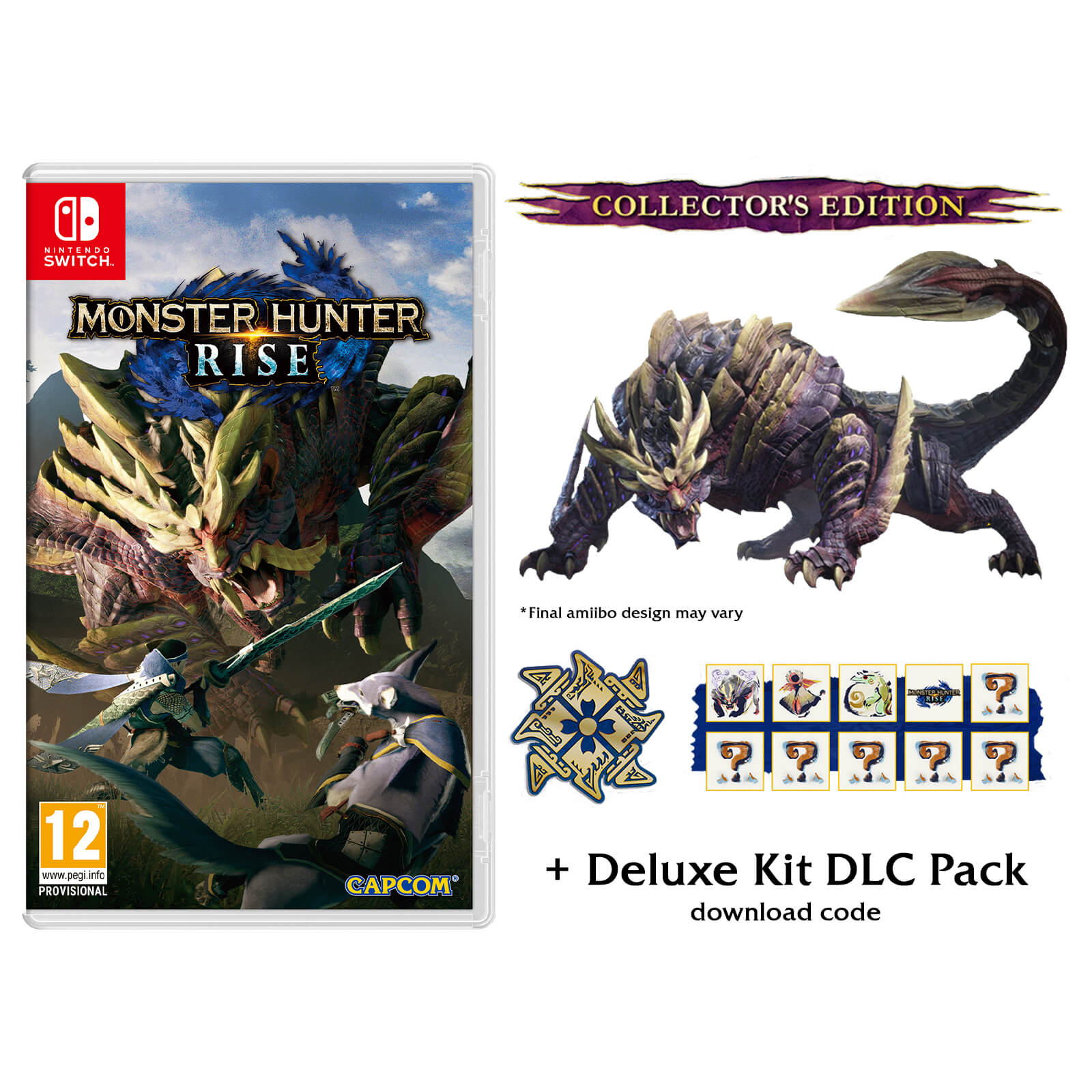Monster Hunter Rise up for pre-order on Amazon UK and Nintendo UK store,  including collector's edition