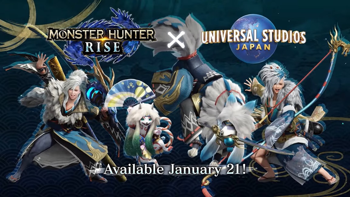 Monster Hunter Rise unveils Universal Studios Japan collab