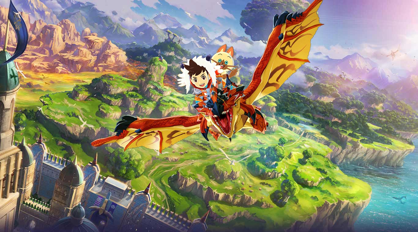 Full North American Monster Hunter Stories site open, footage