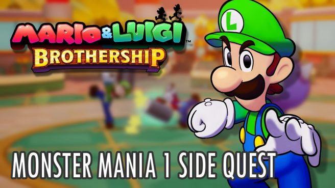 monster mania 1 side quest Mario Luigi Brothership