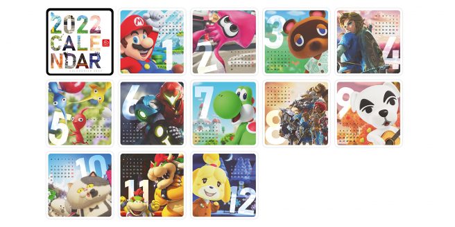 My Nintendo 2022 calendar