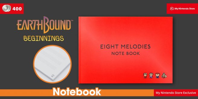 my nintendo EarthBound Beginnings notebook