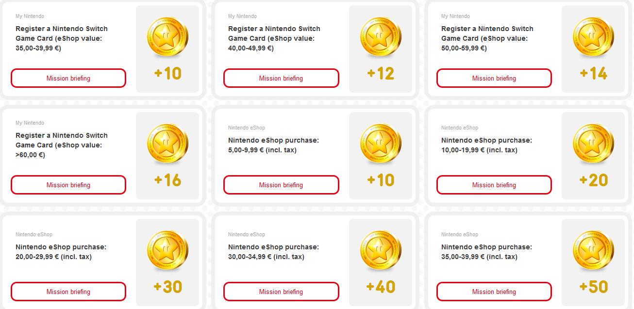 My Nintendo allows you to register physical Switch games to earn Gold Points; Switch rewards ...