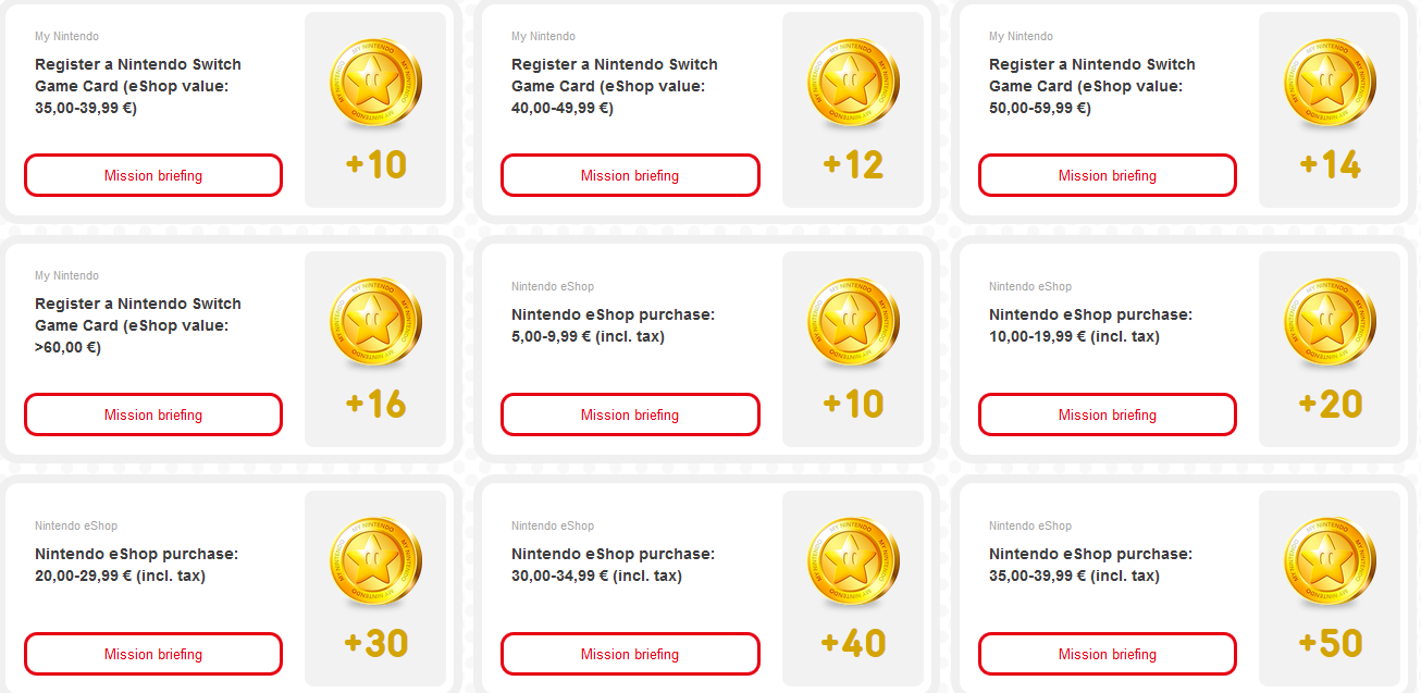 Nintendo switch sale gold points code