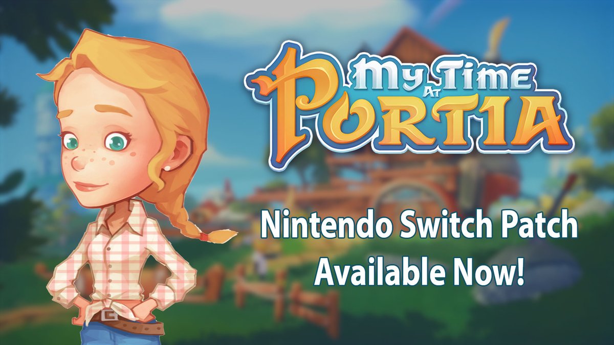 My Time at Portia Switch update out now