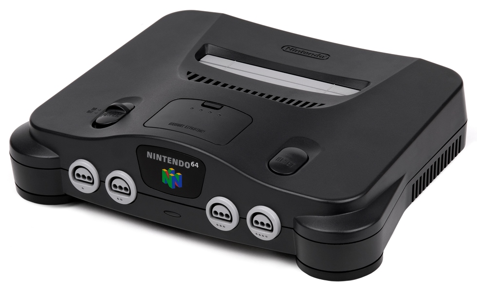 nintendo 64 goldeneye console