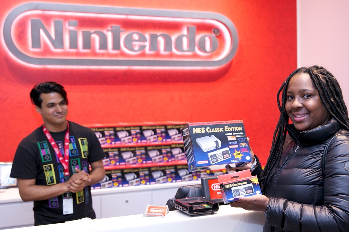 Photos of the NES Classic Edition launch party at Nintendo NY