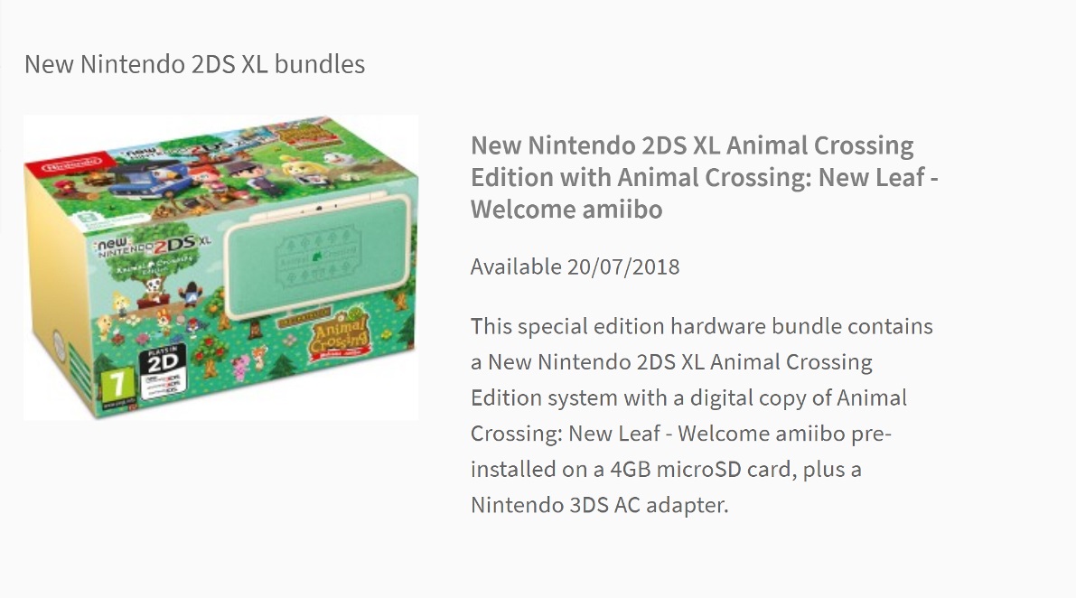 Marco Polo labyrinth native New 2DS XL Animal Crossing Edition revealed for Europe, out next month