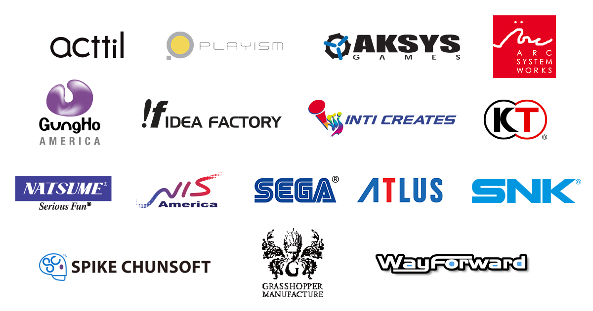 video game companies logos