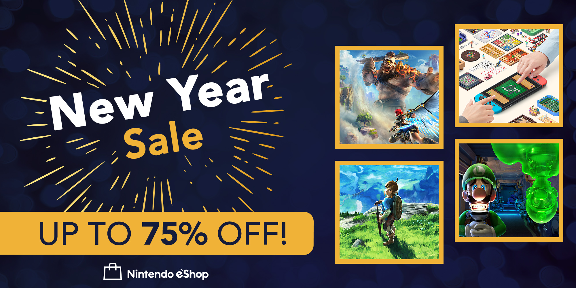 Nintendo new year store sale