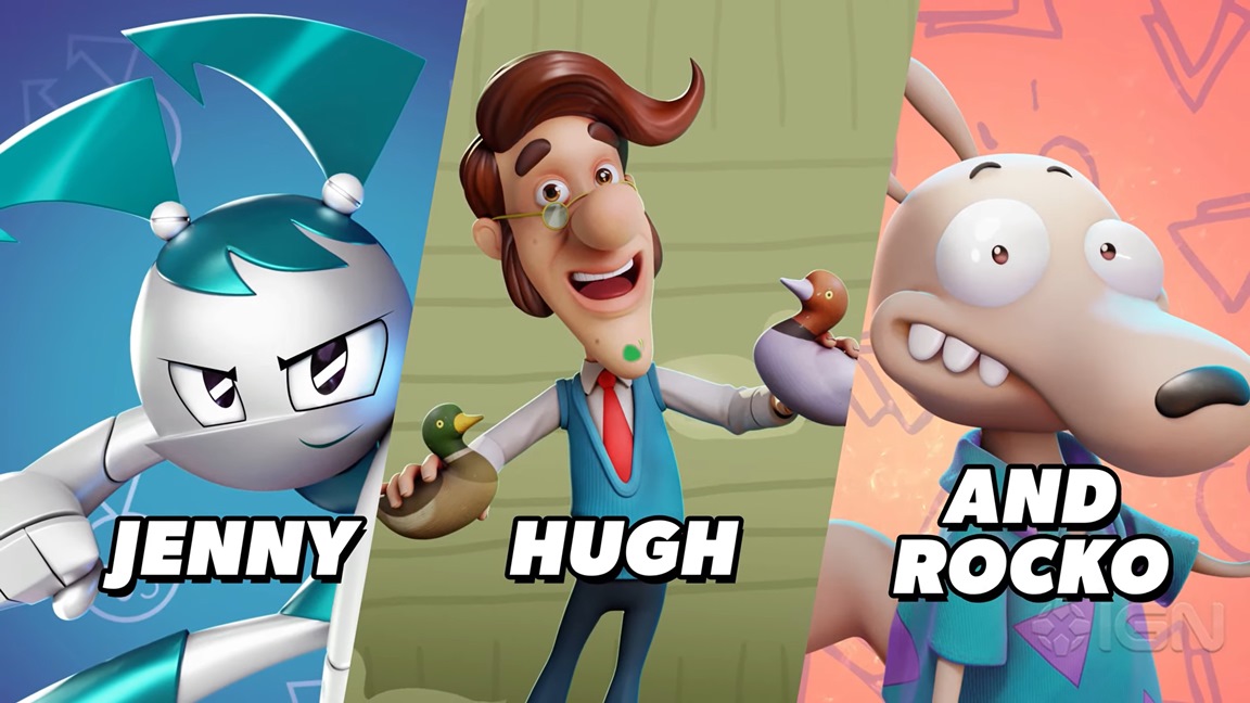 Nickelodeon All-Star Brawl reveals Jenny, Hugh, and Rocko