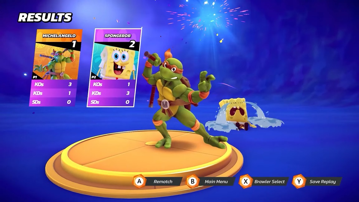 Nickelodeon All-Star Brawl Michelangelo