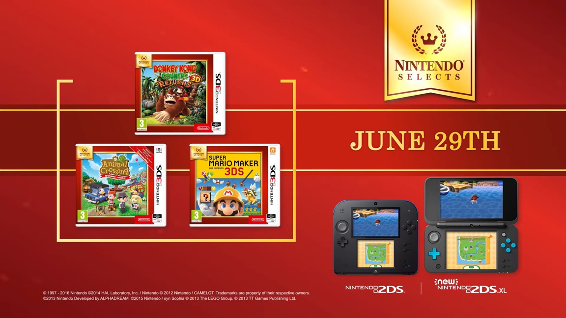 Video for new European Nintendo Selects