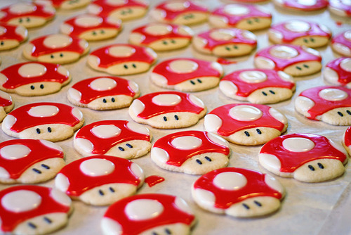 Nintendo copyright infringing cookies, of Mario products in Asia