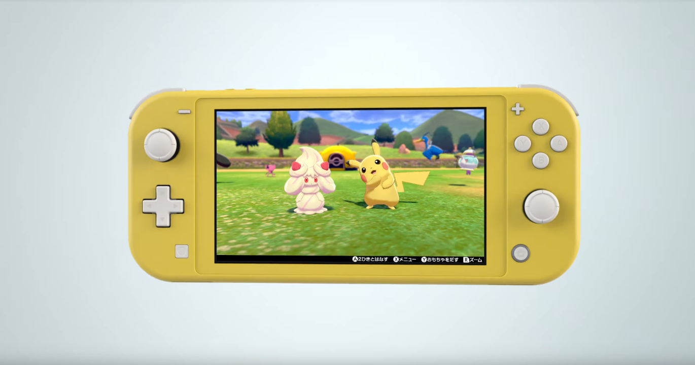 can i play pokemon sword and shield on switch lite