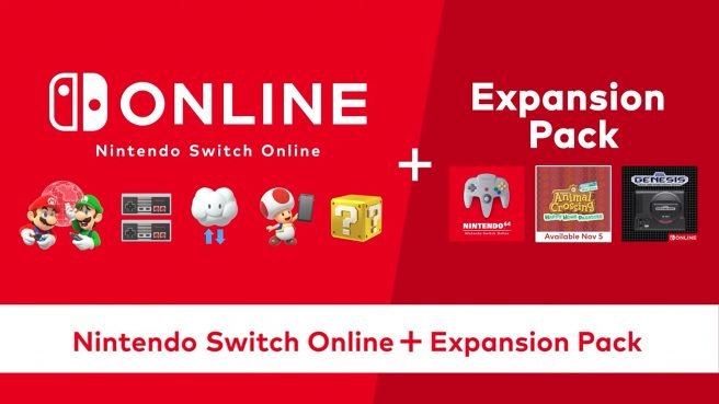 Nintendo Switch Online Expansion Pack release date price