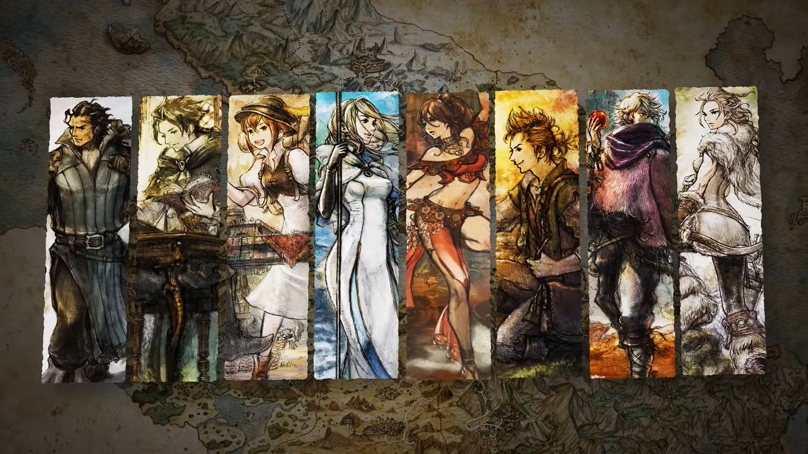 octopath traveler 2 parties of 4