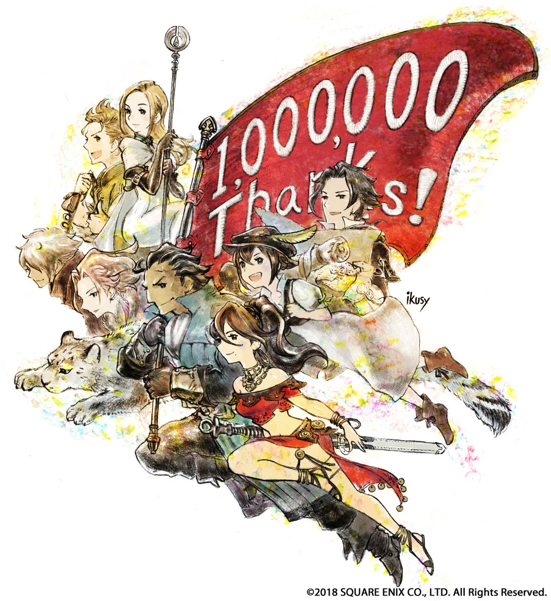 Octopath Traveler II Ships Over 1 Million Units Worldwide - Genki