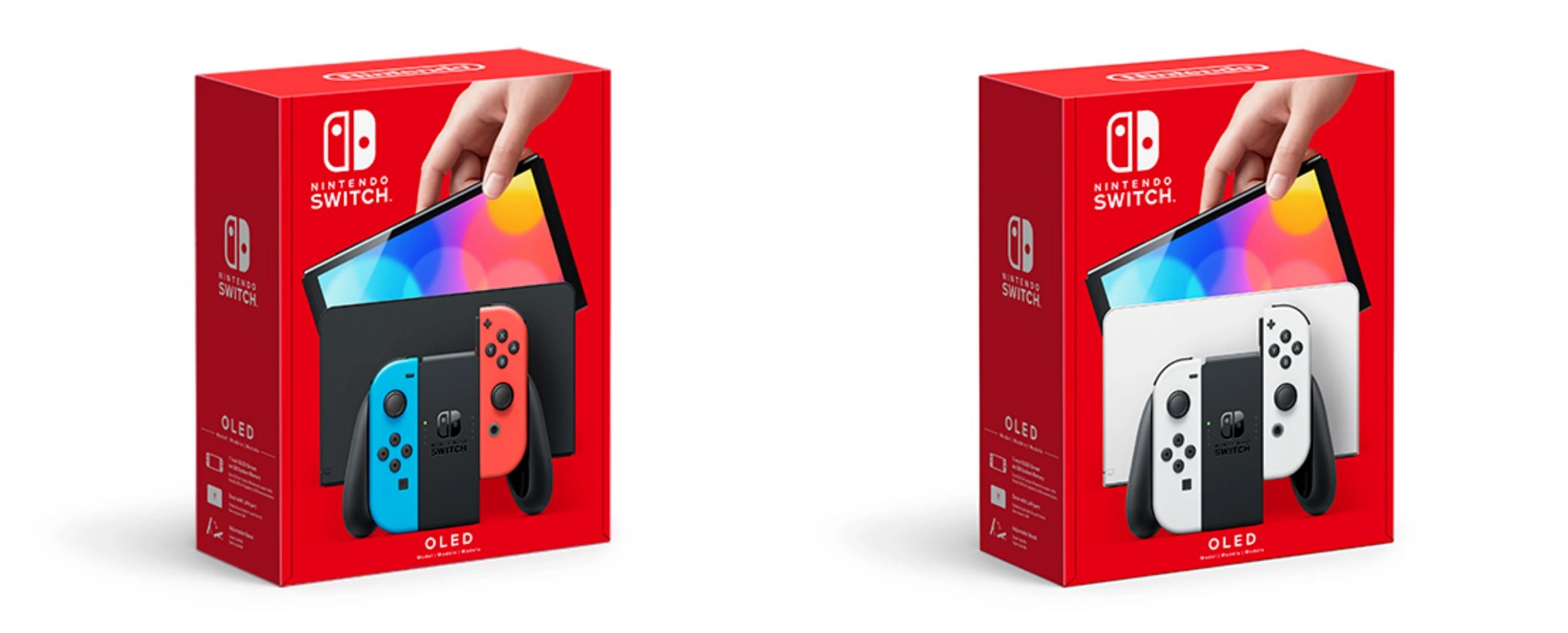 Switch OLED packaging, official announcement details