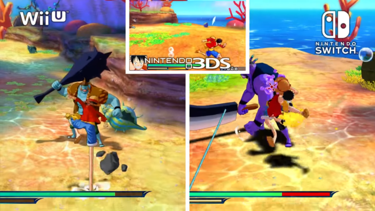 rosado Voluntario Contando insectos One Piece: Unlimited World Red Deluxe Edition - new trailer compares Switch  to the 3DS and Wii U versions