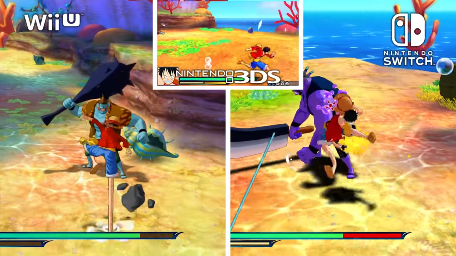 Addition Praktisk Forbyde One Piece: Unlimited World Red Deluxe Edition - new trailer compares Switch  to the 3DS and Wii U versions